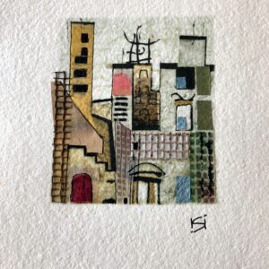 Obra Collage Serie Ciudades de Papel. (5)