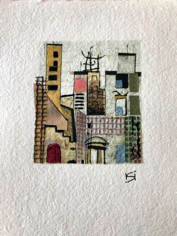 Obra Collage Serie Ciudades de Papel. (5)